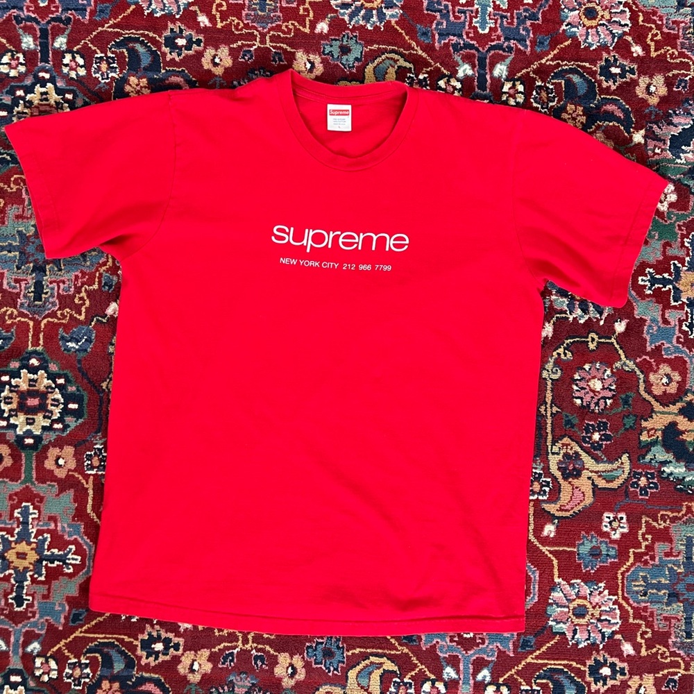 Supreme tee mens Large